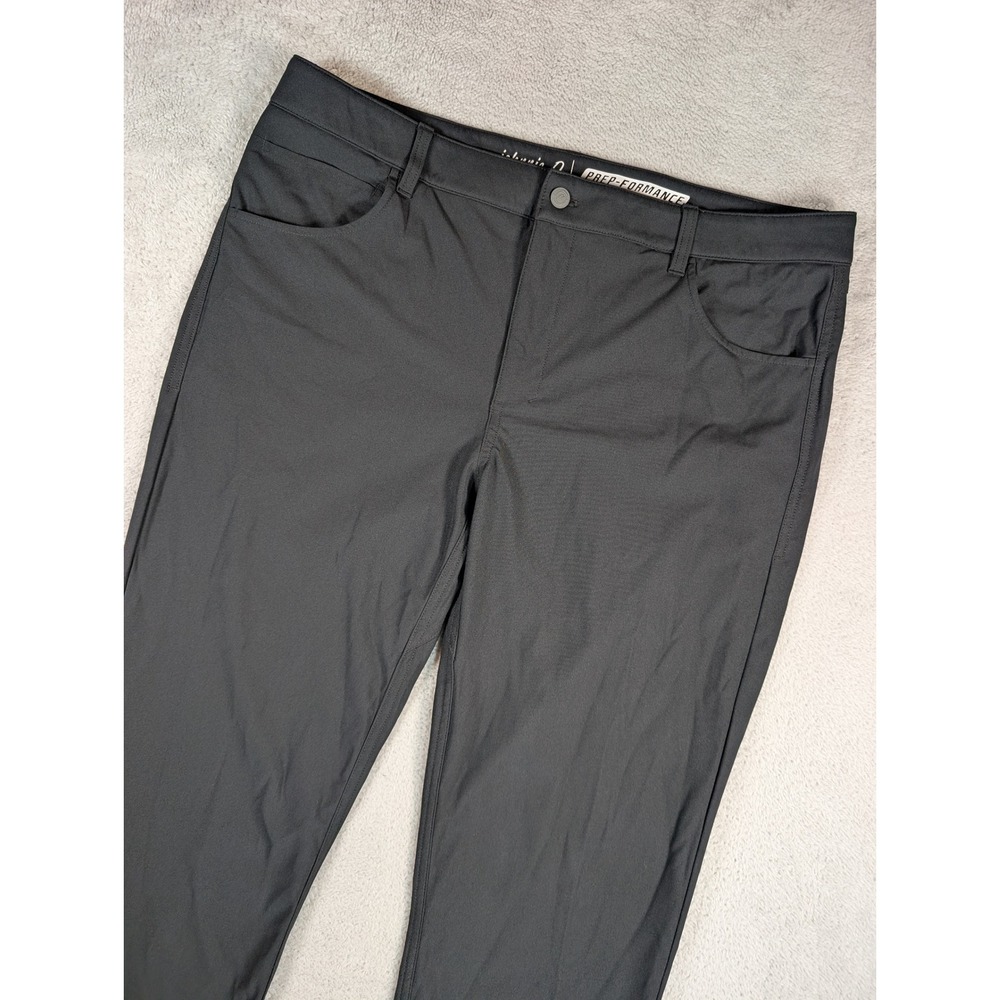 johnnie-O PREP-FORMANCE Black Golf Pants Mens 38x32 JMPA1450 Straight Leg